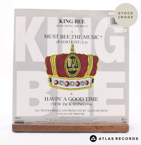 King Bee Must Bee The Music 7" Vinyl Record - Reverse Of Sleeve