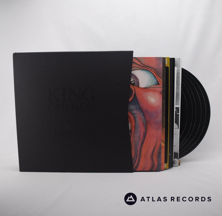 King Crimson 1969-1972 Box Set Double LP + 4 x LP Vinyl Record - Front Cover & Record