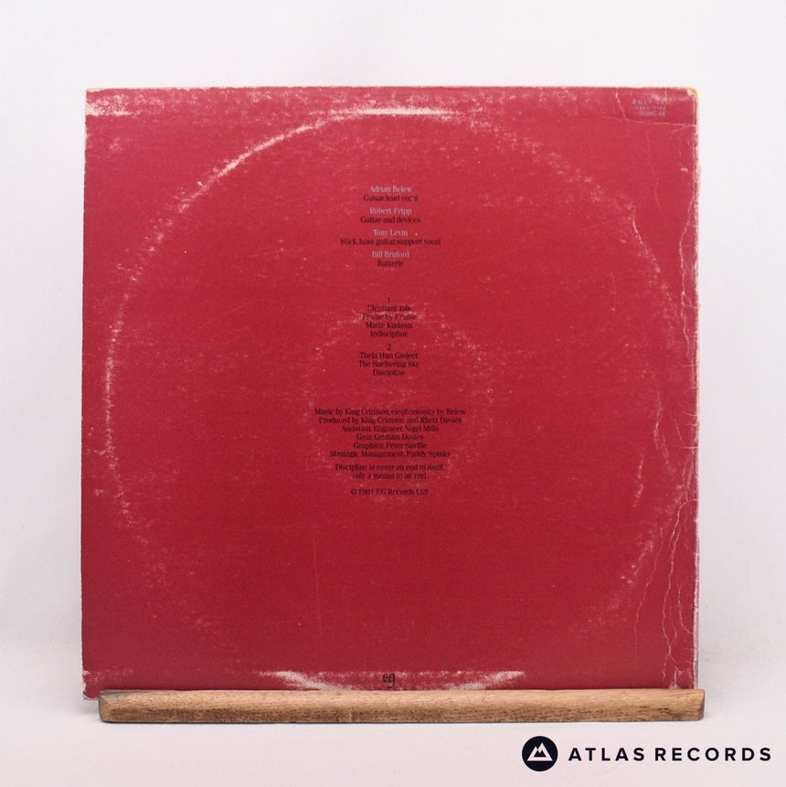 King Crimson - Discipline - Embossed Sleeve A//1 B//1 LP Vinyl Record - VG/VG+