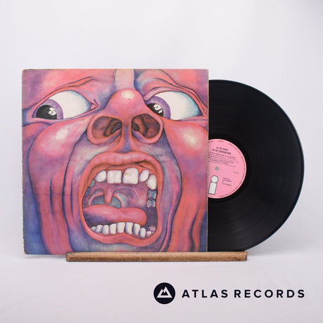 King Crimson In The Court Of The Crimson King LP Vinyl Record - Front Cover & Record