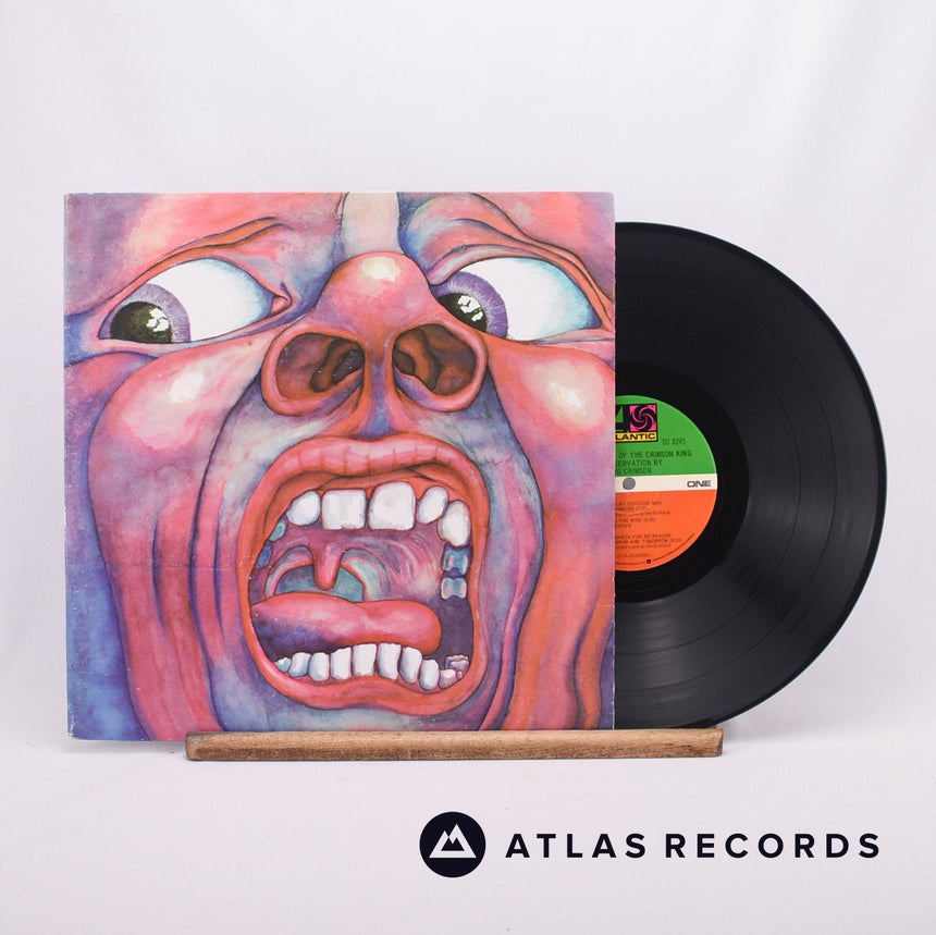 King Crimson In The Court Of The Crimson King LP Vinyl Record - Front Cover & Record