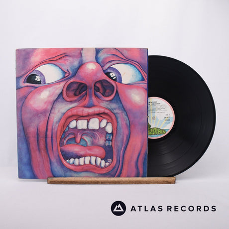 King Crimson In The Court Of The Crimson King LP Vinyl Record - Front Cover & Record