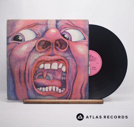 King Crimson In The Court Of The Crimson King LP Vinyl Record - Front Cover & Record