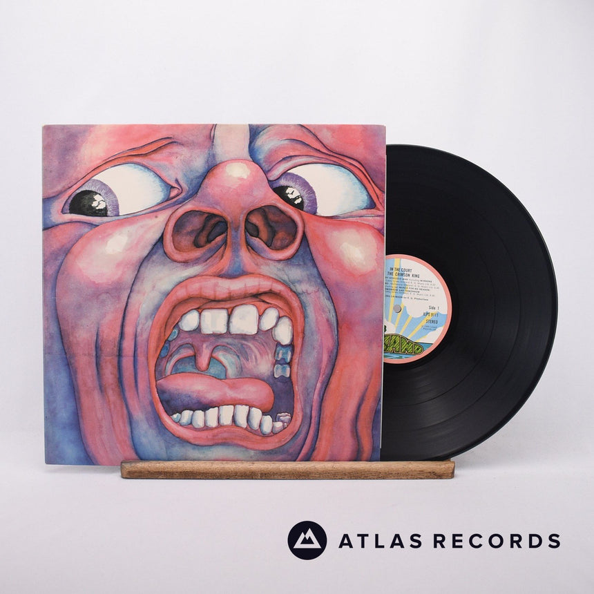 King Crimson In The Court Of The Crimson King LP Vinyl Record - Front Cover & Record