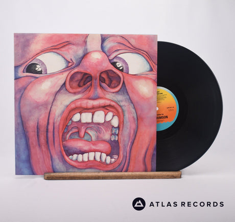 King Crimson In The Court Of The Crimson King LP Vinyl Record - Front Cover & Record