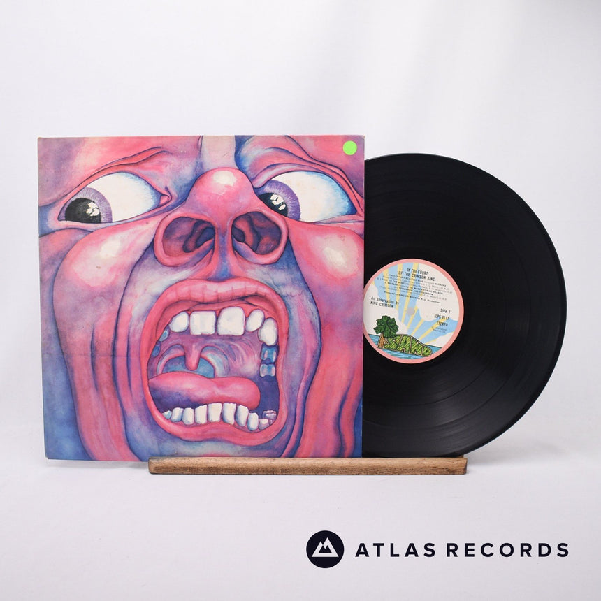 King Crimson In The Court Of The Crimson King LP Vinyl Record - Front Cover & Record