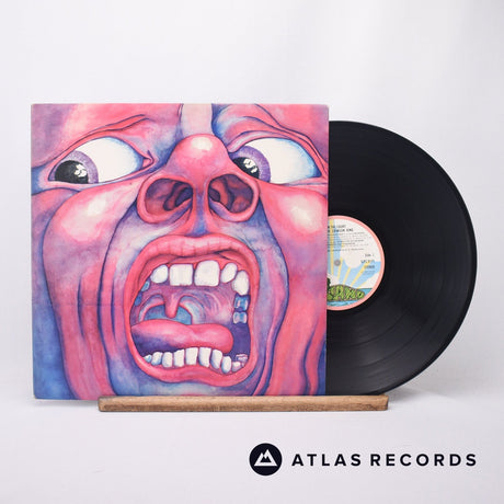 King Crimson In The Court Of The Crimson King LP Vinyl Record - Front Cover & Record