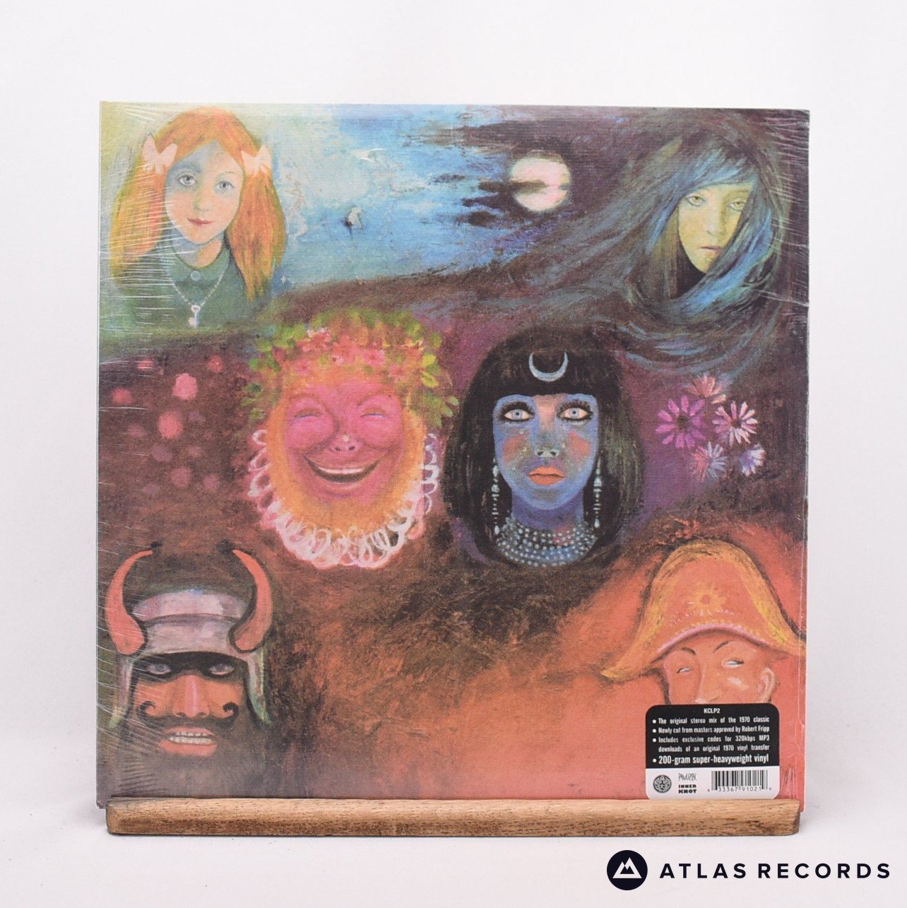 King Crimson In The Wake Of Poseidon LP Vinyl Record - Front Cover & Record