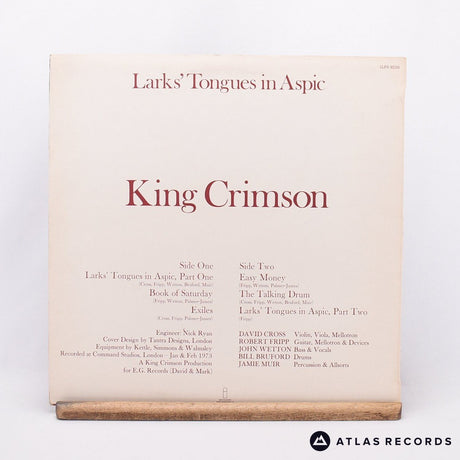 King Crimson - Larks' Tongues In Aspic - A-2U B-2U LP Vinyl Record - VG+/VG+