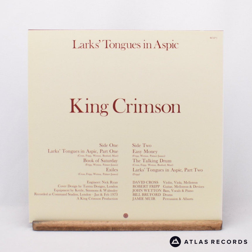 King Crimson - Larks' Tongues In Aspic - 200G A3 B3 LP Vinyl Record - NM/NM