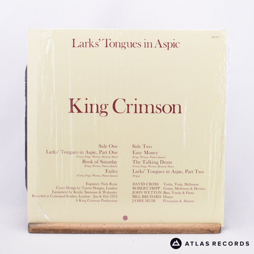 King Crimson - Larks' Tongues In Aspic - 200Gl Insert LP Vinyl Record - EX/EX