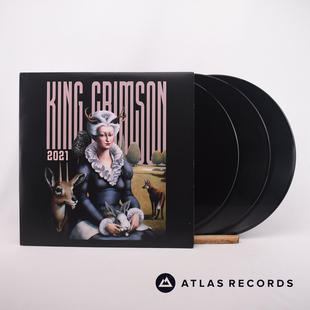 King Crimson Music Is Our Friend 3 x LP Vinyl Record - Front Cover & Record