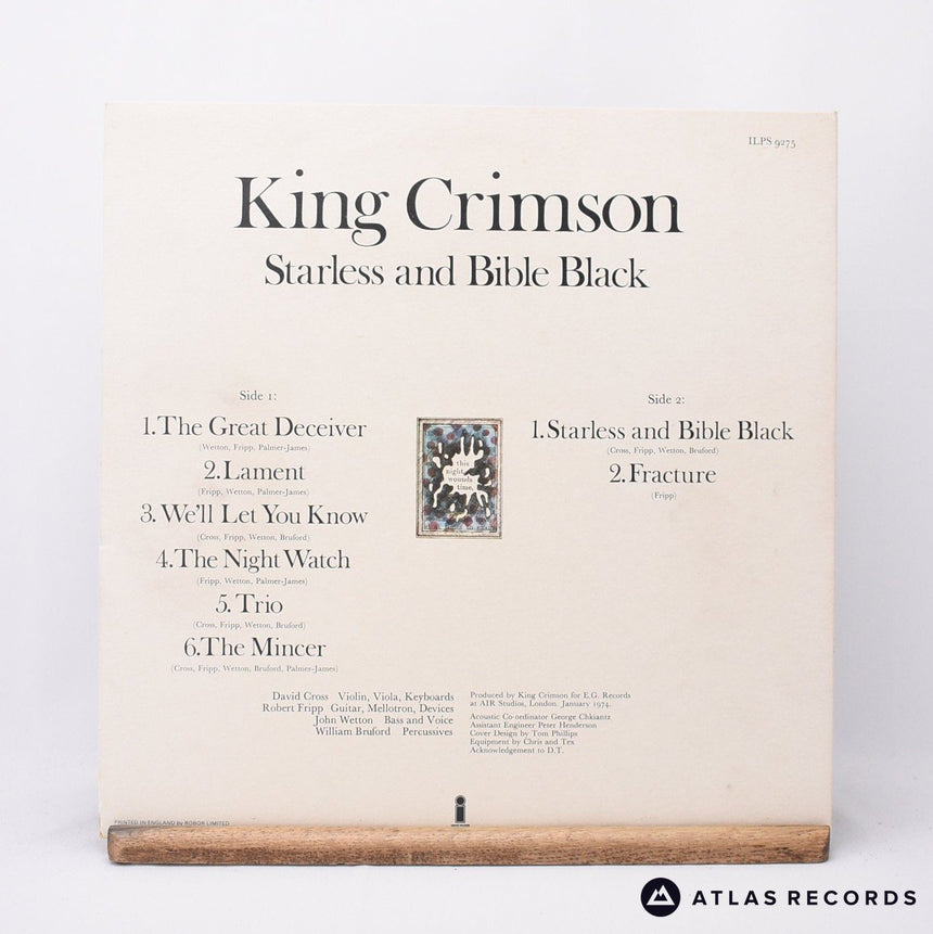 King Crimson - Starless And Bible Black - LP Vinyl Record - EX/VG