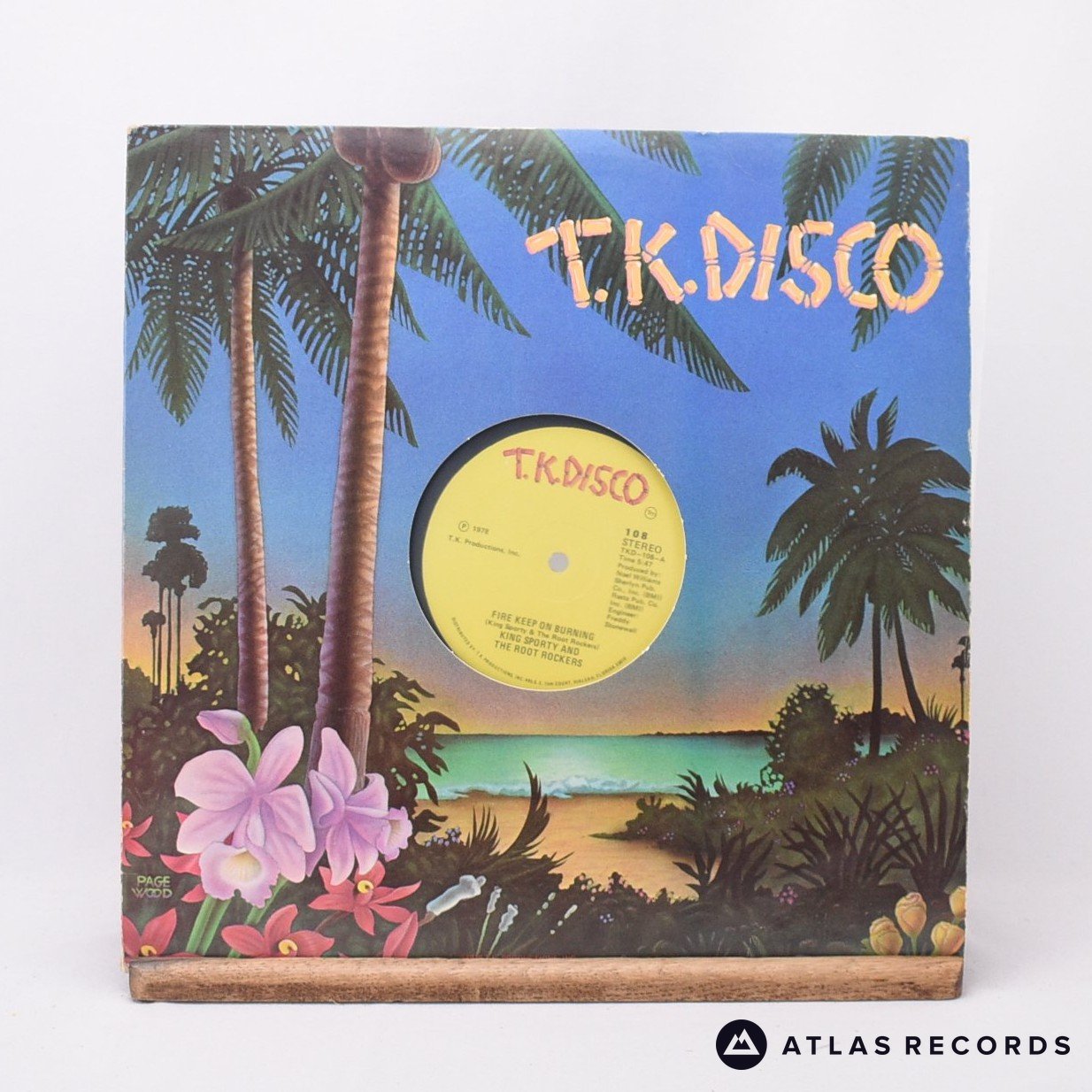 King Sporty Fire Keep On Burning 12" Vinyl Record - In Sleeve