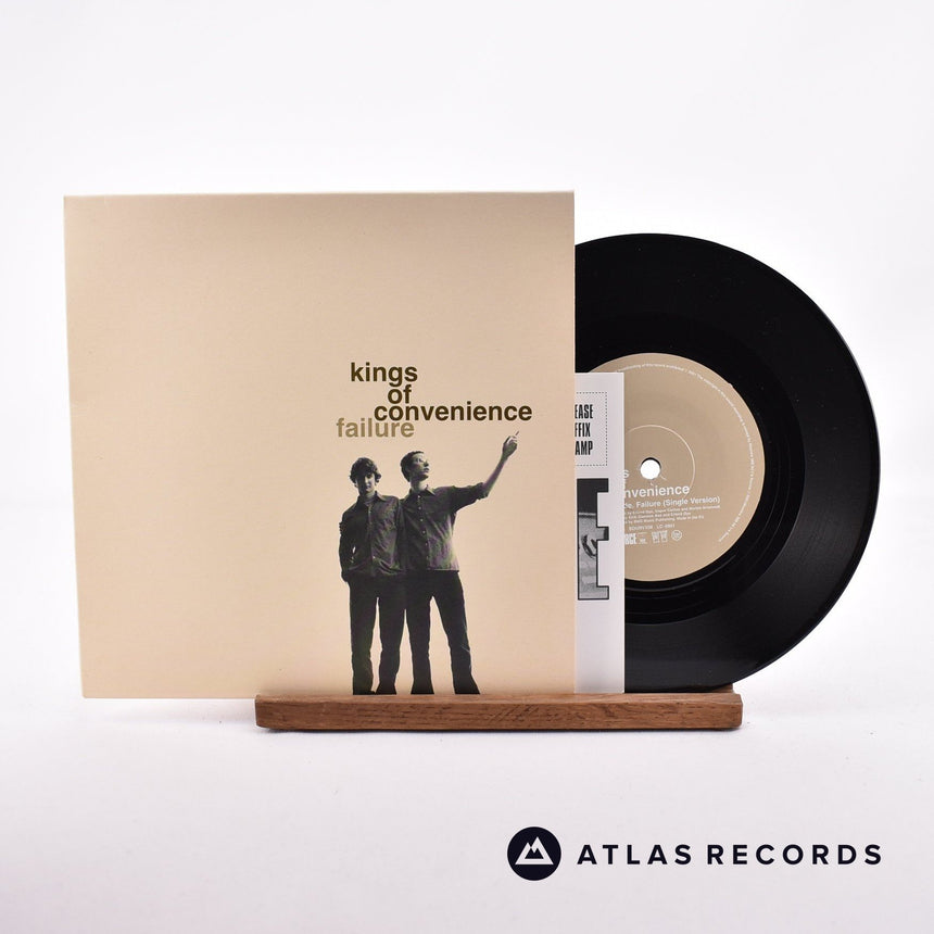 Kings Of Convenience Failure 7" Vinyl Record - Front Cover & Record