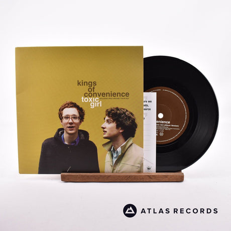 Kings Of Convenience Toxic Girl 7" Vinyl Record - Front Cover & Record