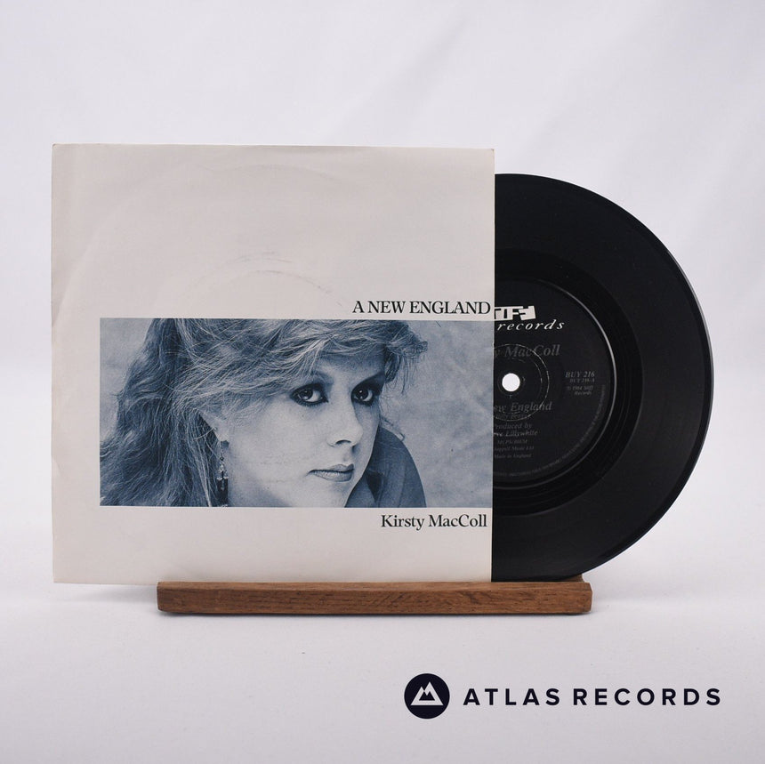 Kirsty MacColl A New England 7" Vinyl Record - Front Cover & Record