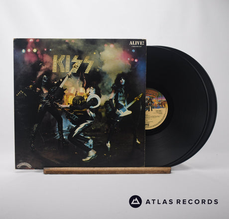 Kiss Alive! Double LP Vinyl Record - Front Cover & Record