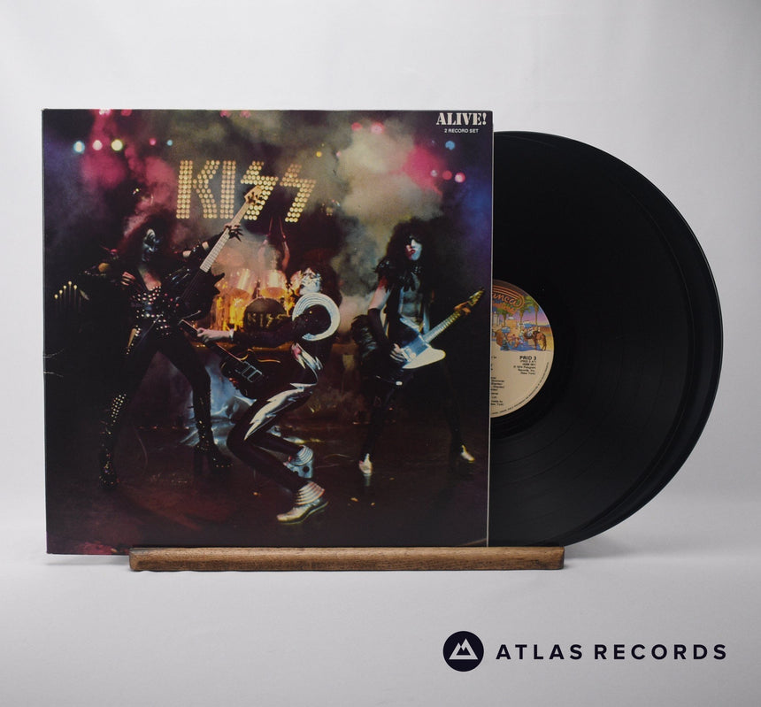 Kiss Alive! Double LP Vinyl Record - Front Cover & Record