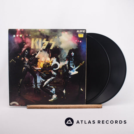 Kiss Alive! 2 x LP Vinyl Record - Front Cover & Record