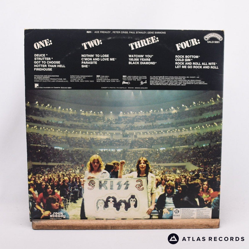 Kiss - Alive! - Reissue Gatefold 2 x LP Vinyl Record - VG+/VG+