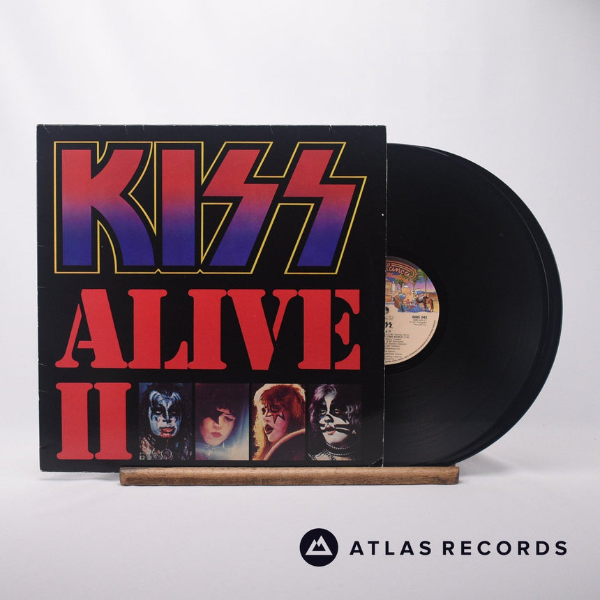 Kiss Alive II Double LP Vinyl Record - Front Cover & Record