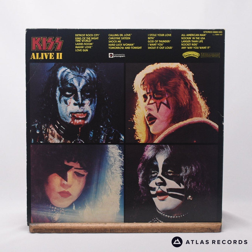 Kiss - Alive II - Gatefold Reissue Double LP Vinyl Record - VG+/VG+