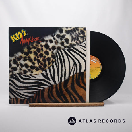 Kiss Animalize LP Vinyl Record - Front Cover & Record