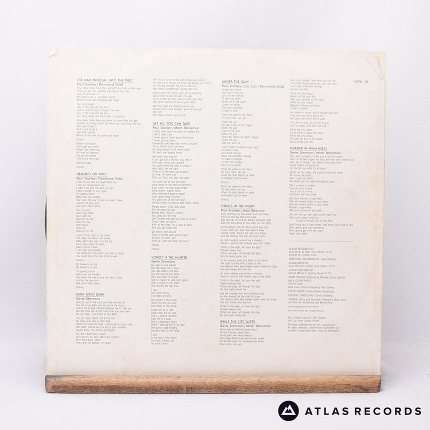 Kiss - Animalize - LP Vinyl Record - EX/VG+