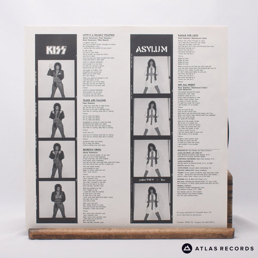 Kiss - Asylum - LP Vinyl Record - VG+/VG+