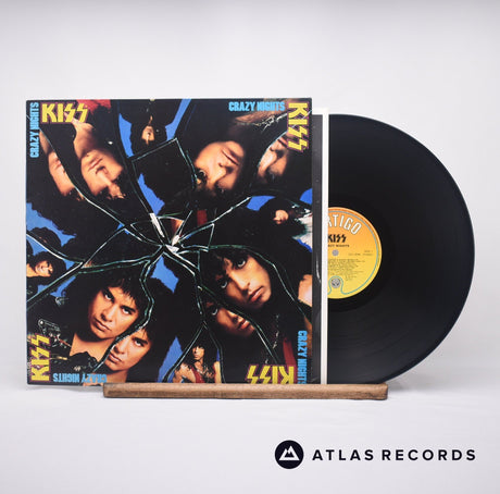Kiss Crazy Nights LP Vinyl Record - Front Cover & Record
