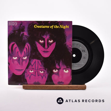 Kiss Creatures Of The Night 7" Vinyl Record - Front Cover & Record