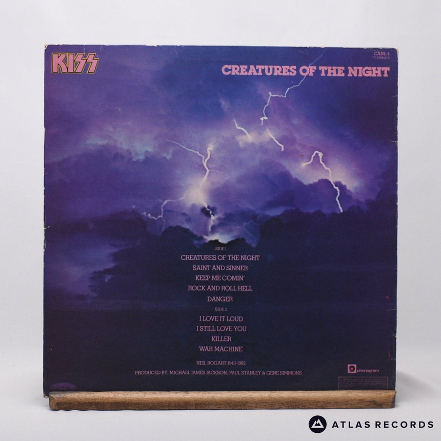 Kiss - Creatures Of The Night - A2 B▽1 LP Vinyl Record - VG+/VG+