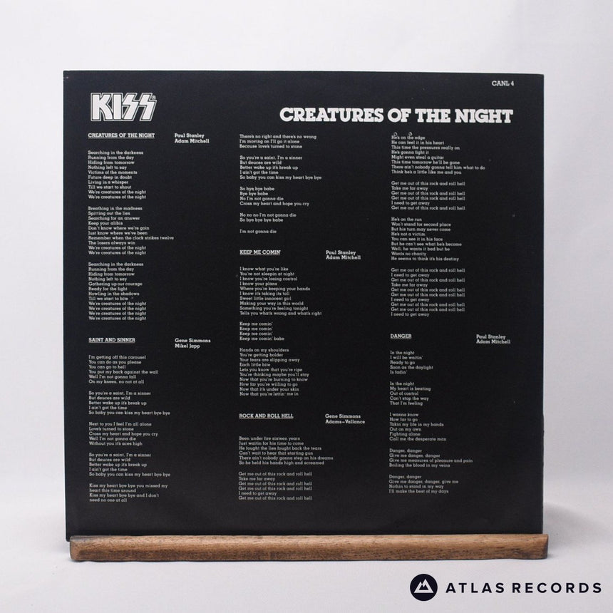 Kiss - Creatures Of The Night - A2 B2 LP Vinyl Record - VG+/EX