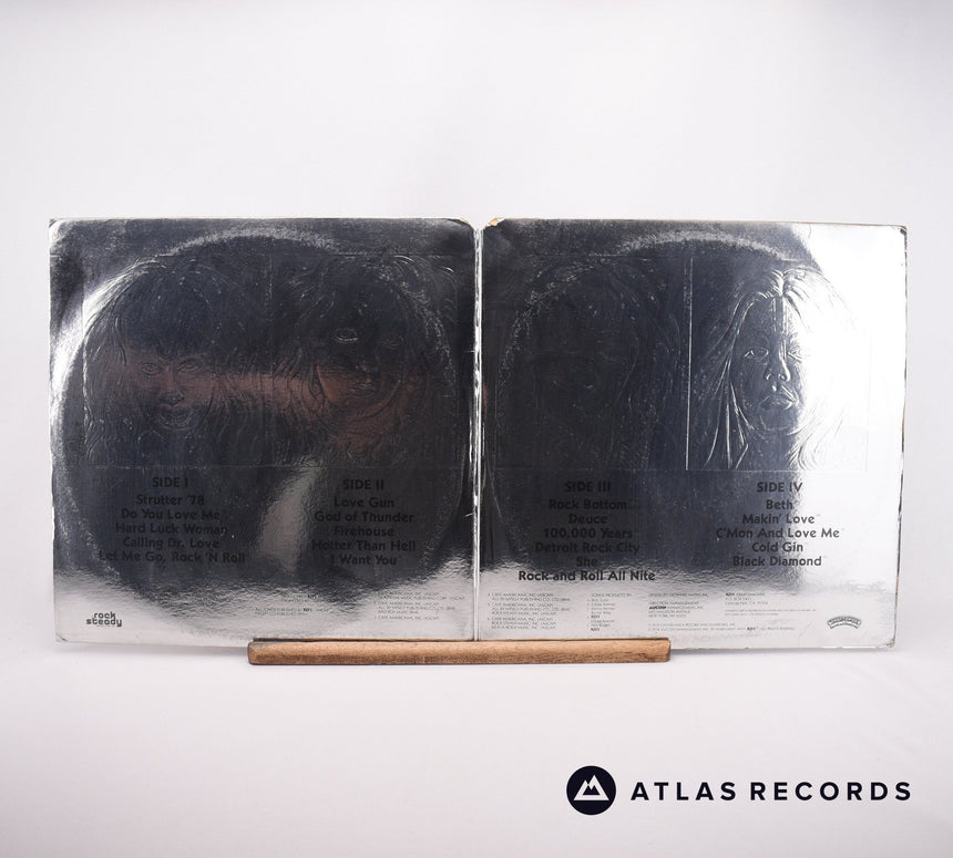 Kiss - Double Platinum - Embossed Sleeve Sterling 2 x LP Vinyl Record - VG+/VG+