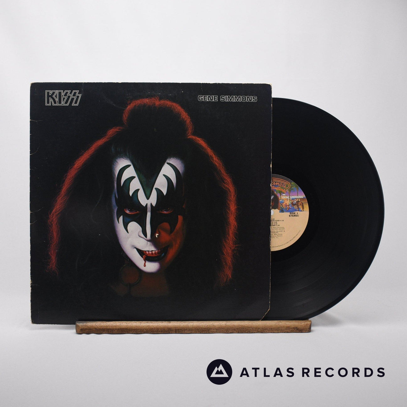 Kiss Gene Simmons LP Vinyl Record - Front Cover & Record