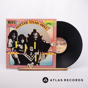 Kiss Hotter Than Hell LP Vinyl Record - Front Cover & Record