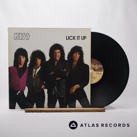 Kiss Lick It Up LP Vinyl Record - Front Cover & Record