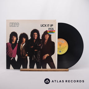 Kiss Lick It Up LP Vinyl Record - Front Cover & Record
