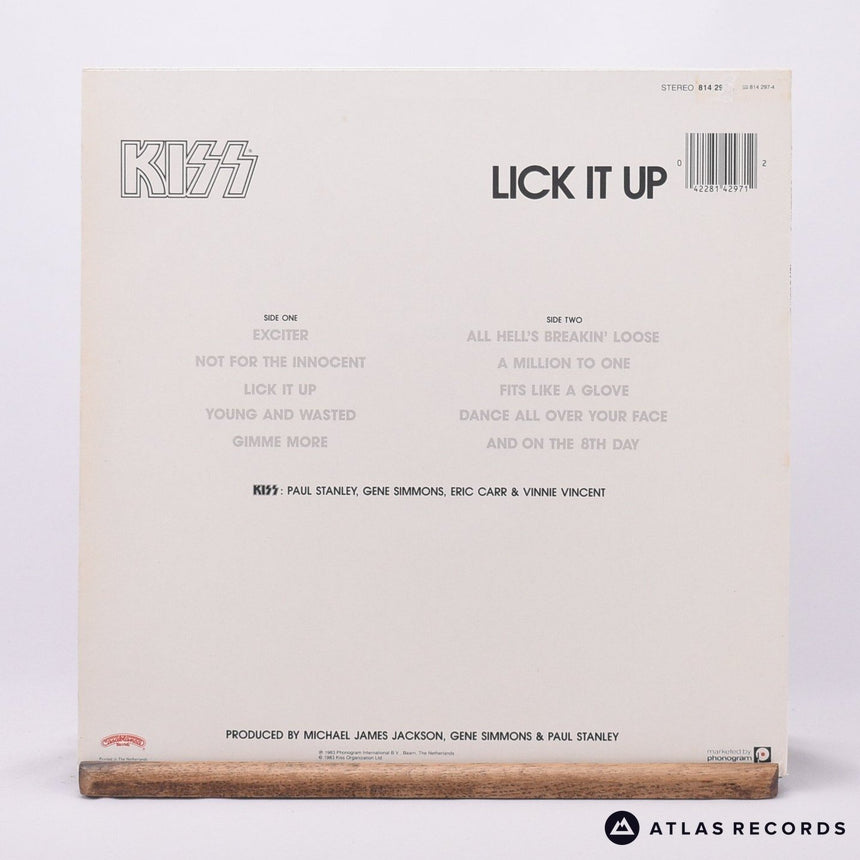 Kiss - Lick It Up - LP Vinyl Record - VG+/VG+