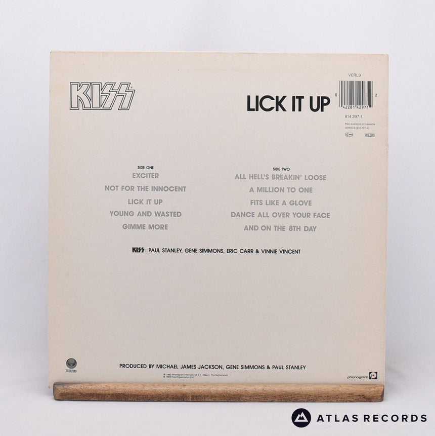 Kiss - Lick It Up - LP Vinyl Record - EX/EX