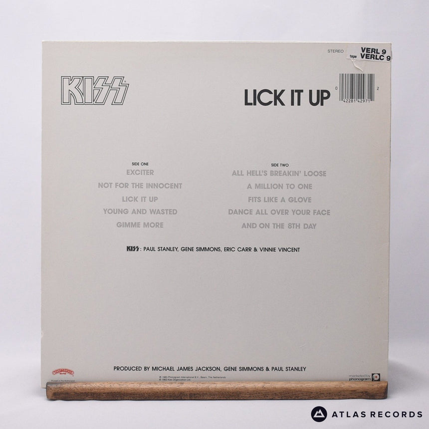 Kiss - Lick It Up - LP Vinyl Record - VG+/VG+