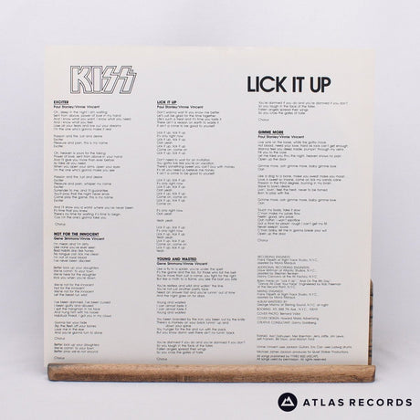 Kiss - Lick It Up - LP Vinyl Record - EX/EX