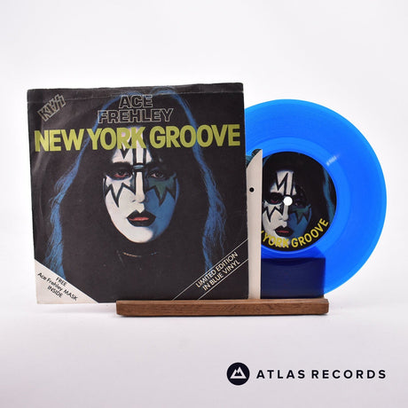 Kiss New York Groove 7" Vinyl Record - Front Cover & Record