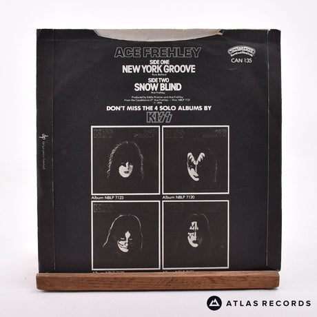 Kiss - New York Groove - Blue Limited Edition Mask 7" Vinyl Record - VG+/EX