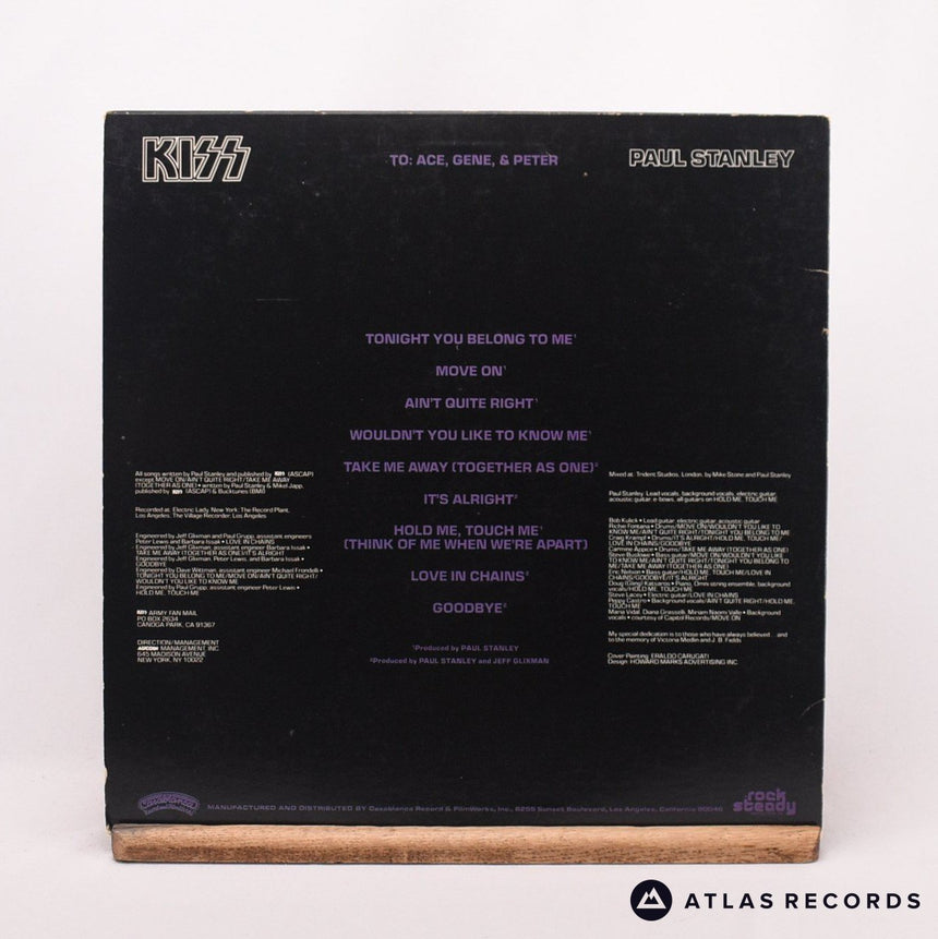 Kiss - Paul Stanley - Us AS-K3 LP Vinyl Record - VG+/VG+