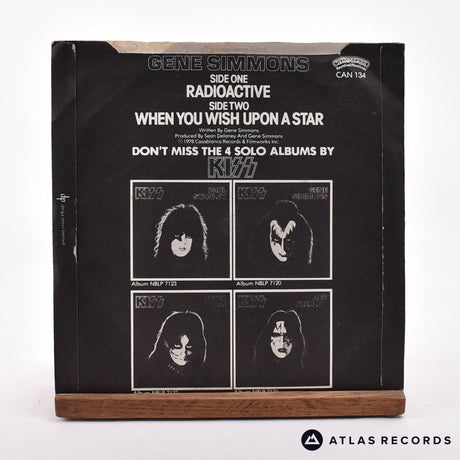 Kiss - Radioactive - Red Translucent 7" Vinyl Record - VG+/VG+