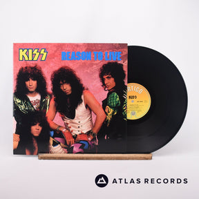 Kiss Reason To Live 12" Vinyl Record - Front Cover & Record