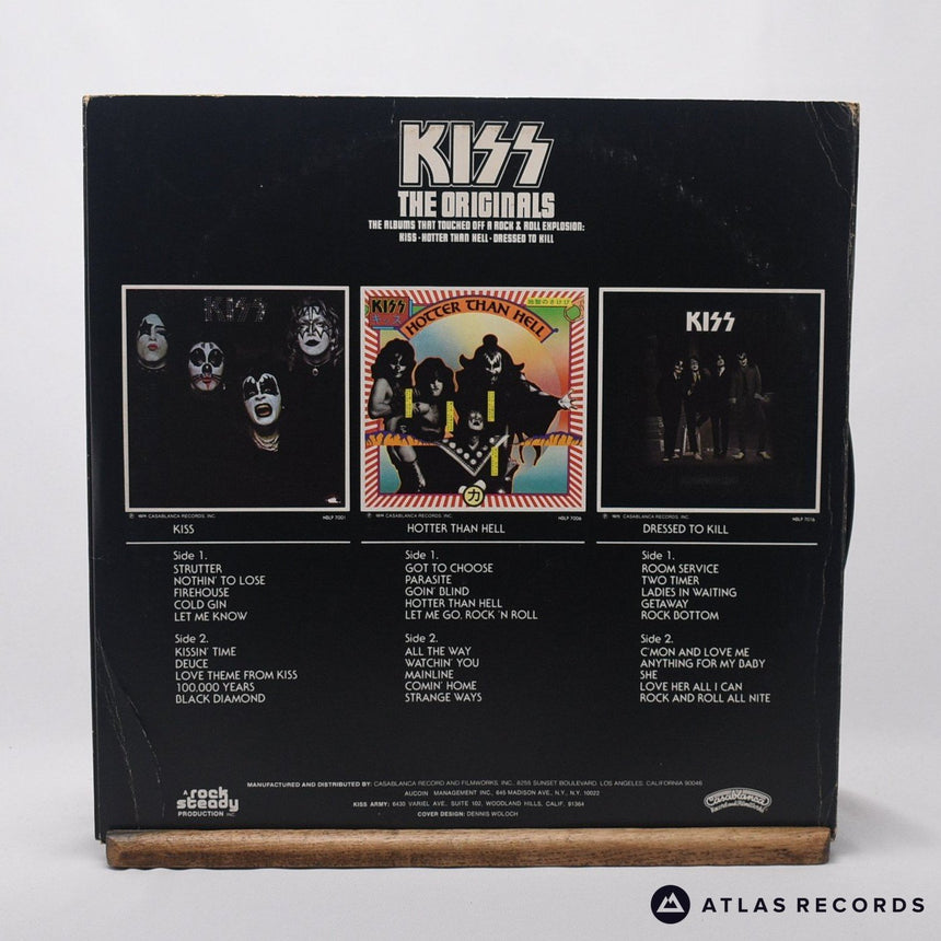 Kiss - The Originals - Booklet First Press Insert 3 x LP Vinyl Record - VG+/VG+