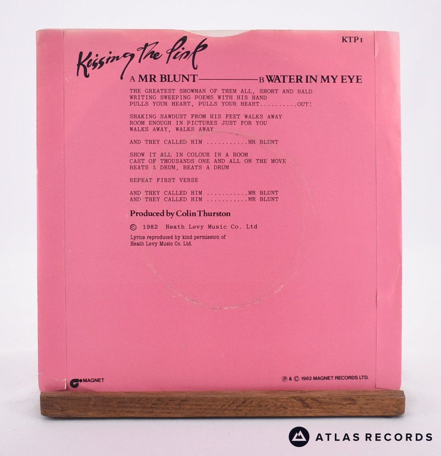 Kissing The Pink - Mr Blunt - 7" Vinyl Record - VG+/VG+